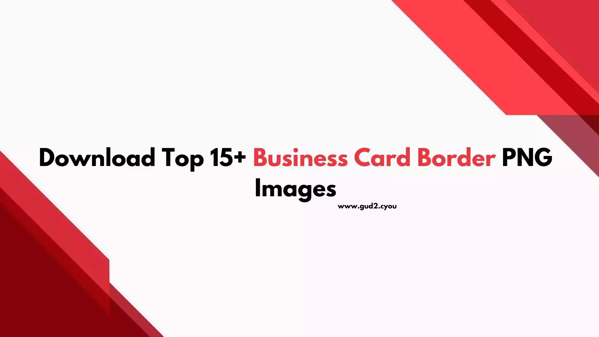Business Card Border PNG