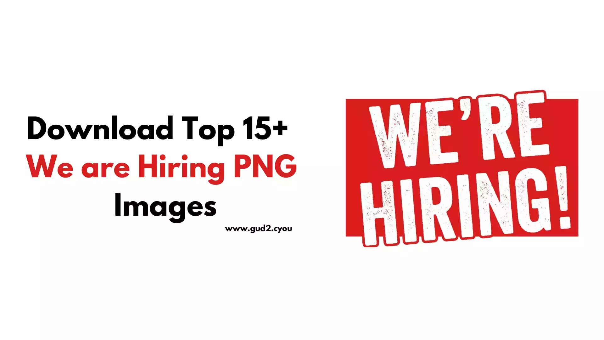 We are Hiring PNG