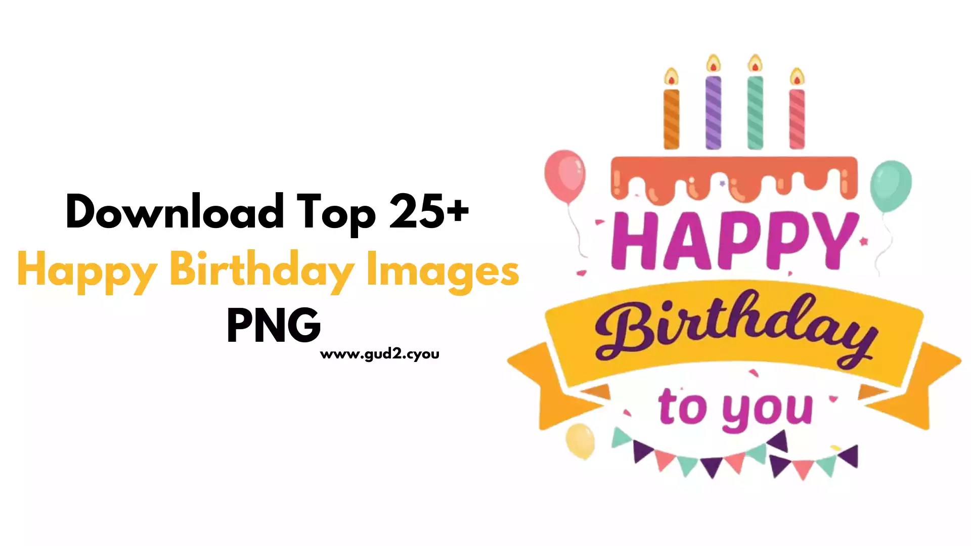 Happy Birthday Images PNG
